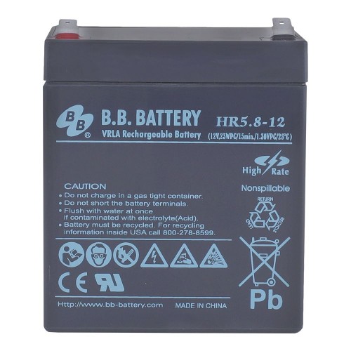 Аккумулятор B.B.Bаttery HR 5,8-12